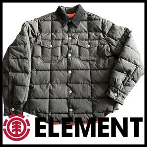 Element Wolfeboro Collection Authentech Black Quilted Shirt Jacket (M)